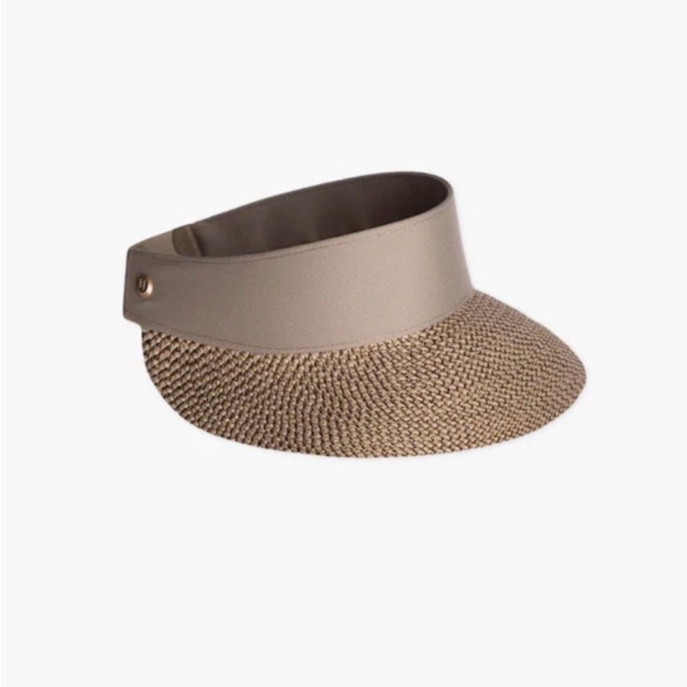 New Eric Javits Champ Woven Sun Visor ~ Packable ~ NWT